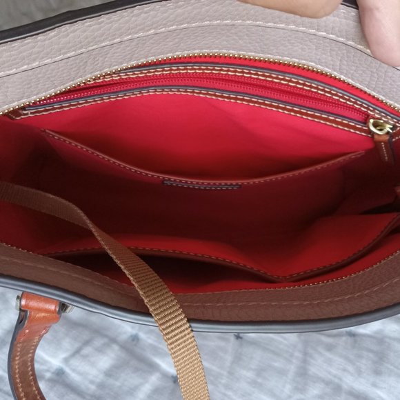 Dooney & Bourke Leather Shoulder Bag - Picture 5 of 6